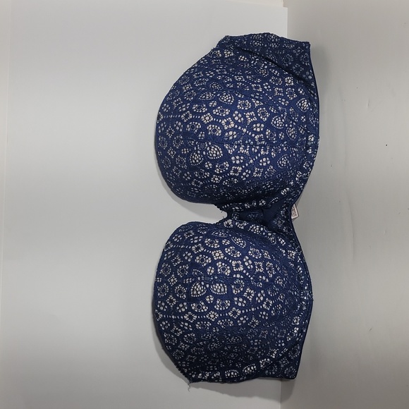 Victoria's Secret Dream Angels Multiway Multioptions Push up Bra Blue Lace 34DD - Picture 1 of 8